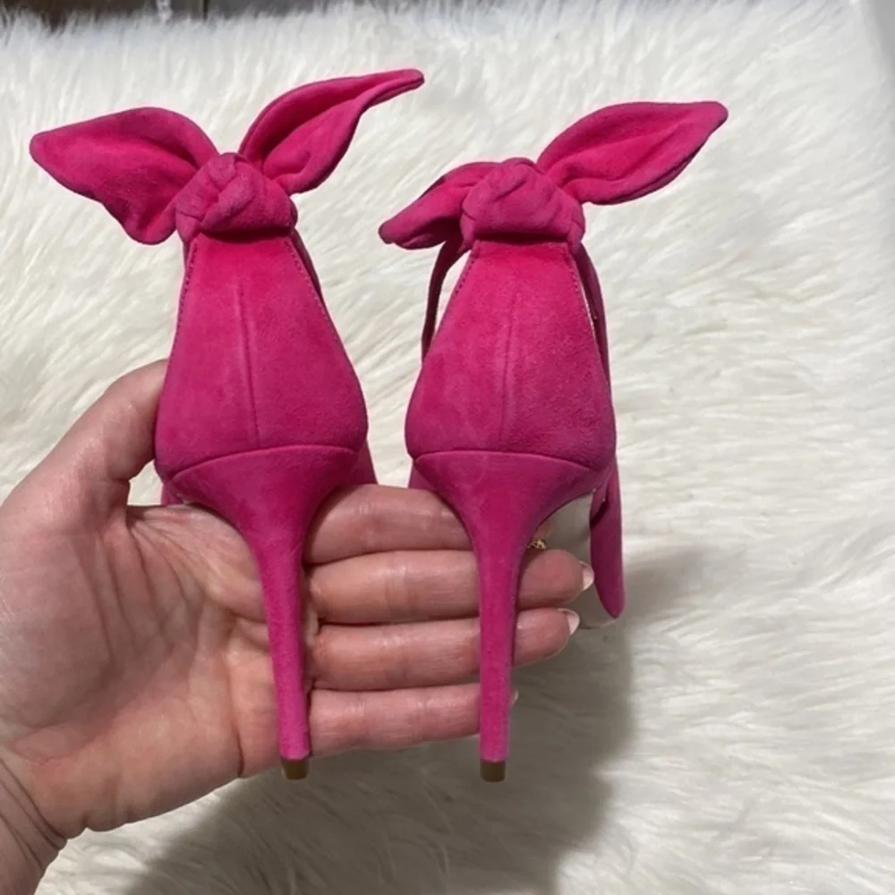 New Aquazzura 85mm Bow tie pumps‎ size 39.5EU